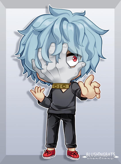 Chibi print for voice actor Eric Vale - Shigaraki from My Hero Academia